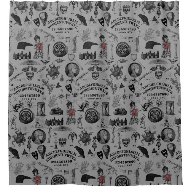 Apothecary Shower Curtain (Front)