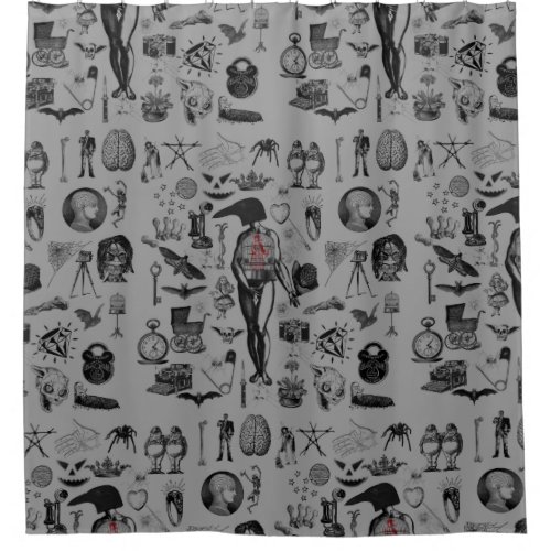 Apothecary Shower Curtain