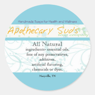 Apothecary Suds Stickers II