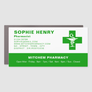 Apothecary Symbol, Pharmacy, Pharmacists Car Magnet