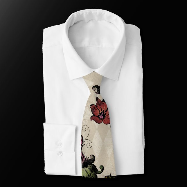 Apothecary Witch Plant | Steampunk Botanical Herbs Neck Tie (Creator Uploaded)