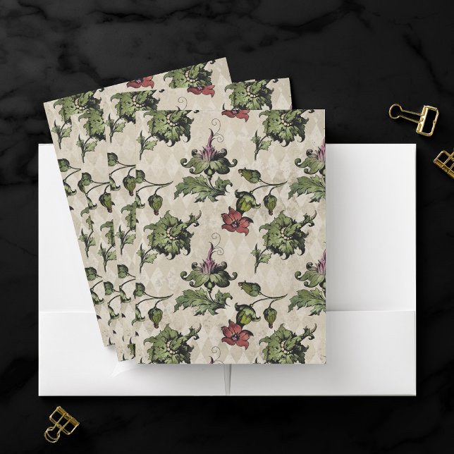 Apothecary Witch Plant | Steampunk Botanical Herbs Pocket Folder (Creator Uploaded)