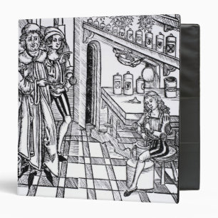 Apothecary's shop, from 'Das Buch der Cirugia' pub Binder