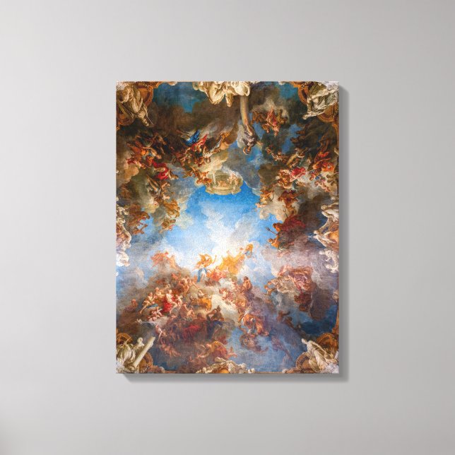 Apotheosis of Hercules in Chateau de Versailles Canvas Print (Front)