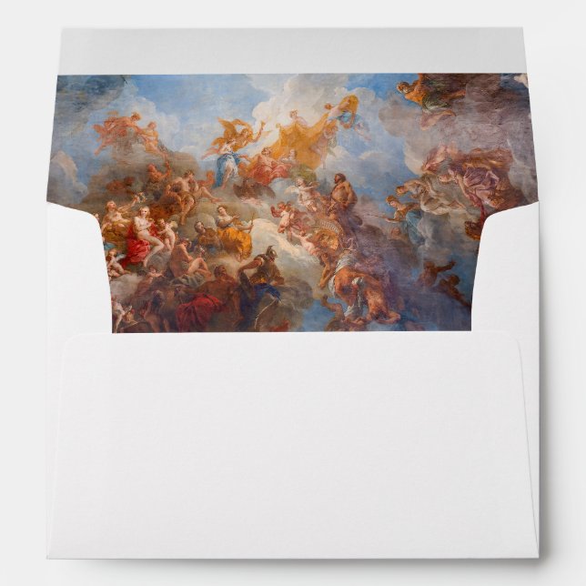 Apotheosis of Hercules in Chateau de Versailles Envelope (Back (Bottom))