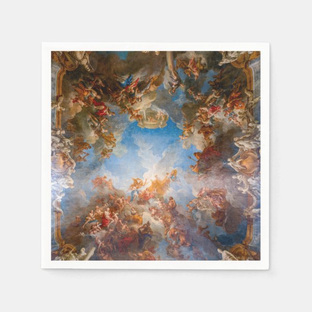 Apotheosis of Hercules in Chateau de Versailles Napkins (Front)
