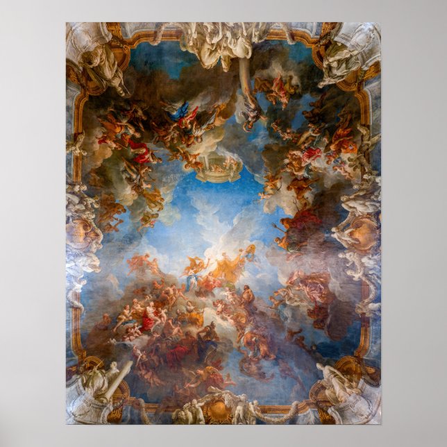 Apotheosis of Hercules in Chateau de Versailles Poster (Front)