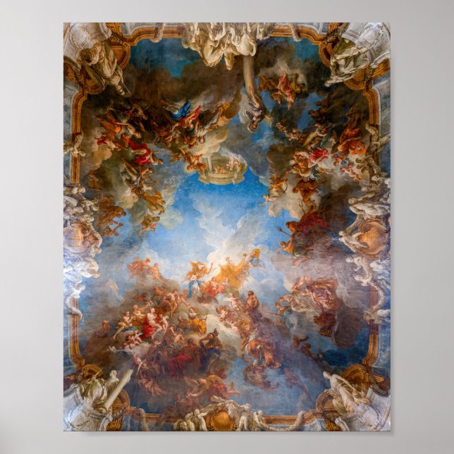 Apotheosis of Hercules in Chateau de Versailles Poster (Front)