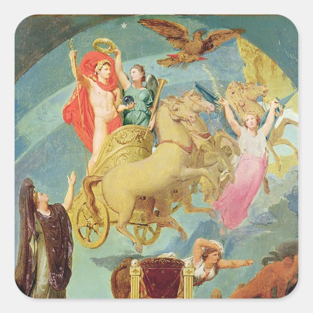 Apotheosis of Napoleon I  1853 Square Sticker (Front)