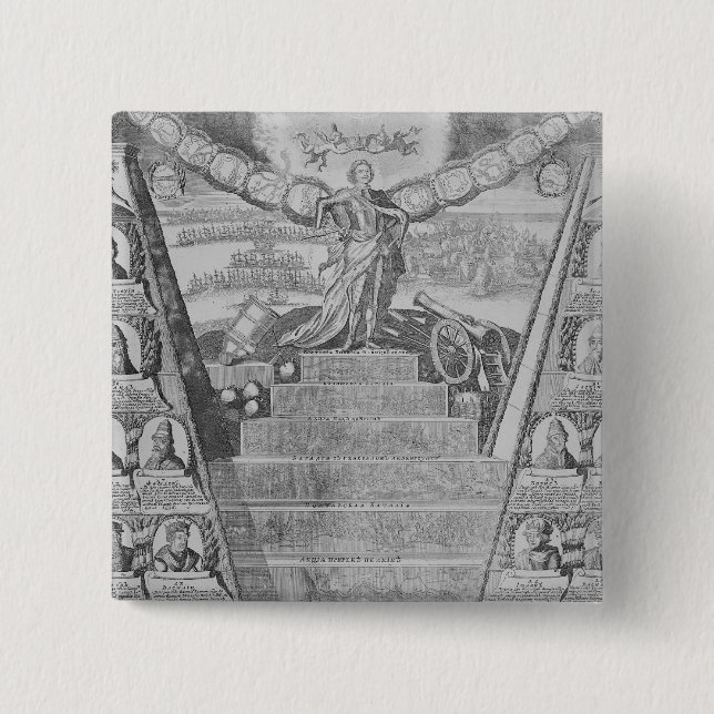 Apotheosis of Peter the Great Button (Front)
