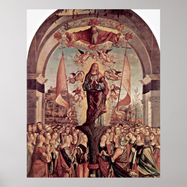 Apotheosis of St. Ursula by Vittore Carpaccio Poster (Front)
