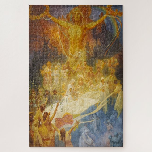 Apotheosis of the Slavs - Alphonse Mucha  Jigsaw Puzzle (Vertical)