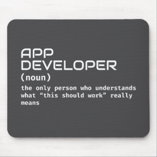 App Developer Definition Mouse Pad
