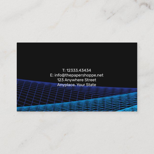 App Developer Web Business Card (Back)