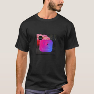 App logo black t-shirt