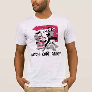 App-o-Mat: Watch. Code. Groove. T-Shirt