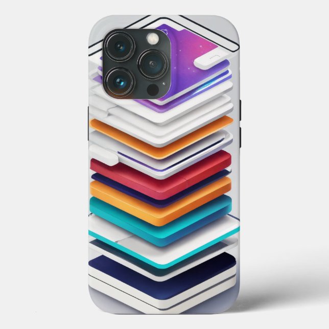 "App Stack: iPhone Case with Mobile App Art" (Back)