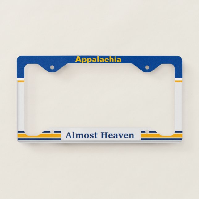 Appalachia License Plate Frame (Front)