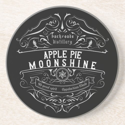 Appalachia Moonshine Label Coaster