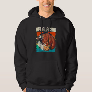 Appalachia Vintage Banjo Player Bluegrass Musici Hoodie