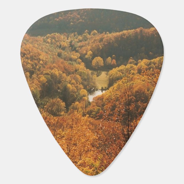 Appalachian Mountains Guitar Pick (Back)
