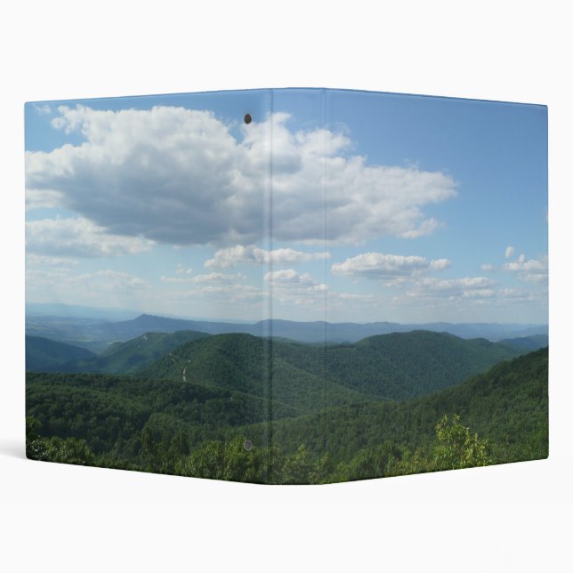Appalachian Mountains I Shenandoah 3 Ring Binder (Background)