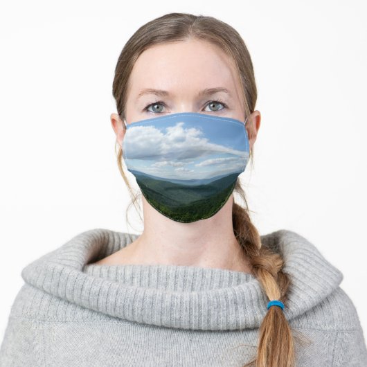 Appalachian Mountains I Shenandoah Adult Cloth Face Mask (Worn)