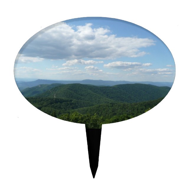 Appalachian Mountains I Shenandoah Cake Topper (Front)