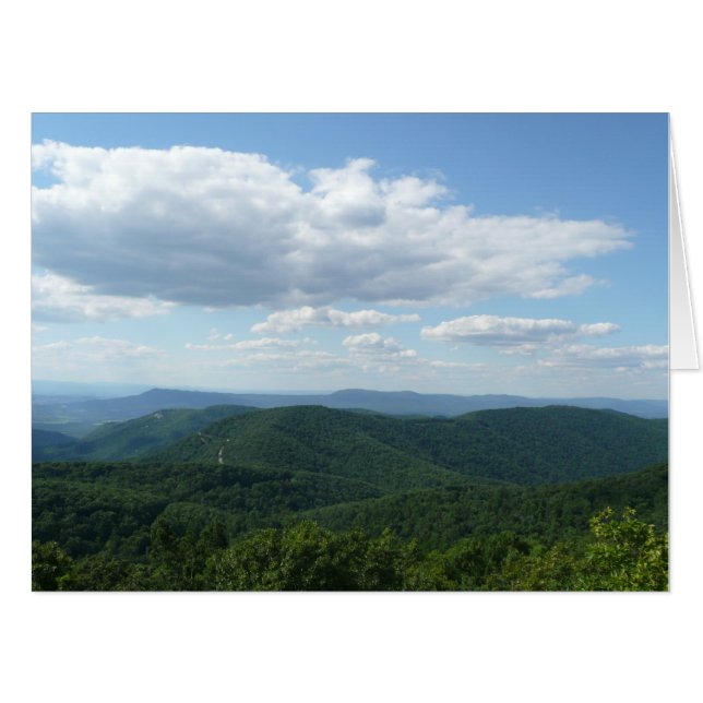 Appalachian Mountains I Shenandoah Card (Front Horizontal)