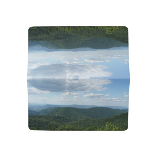 Appalachian Mountains I Shenandoah Checkbook Cover (Open)