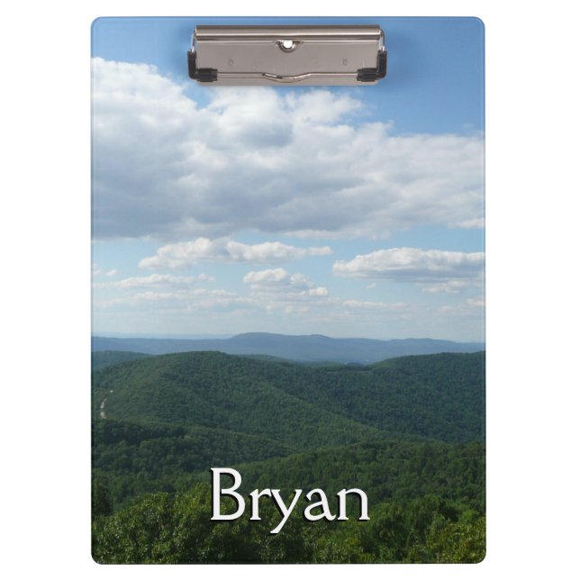 Appalachian Mountains I Shenandoah Clipboard (Front)