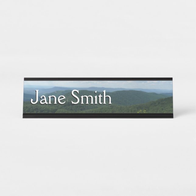 Appalachian Mountains I Shenandoah Desk Name Plate (Front)