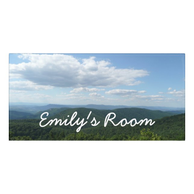 Appalachian Mountains I Shenandoah Door Sign (Classic Front)