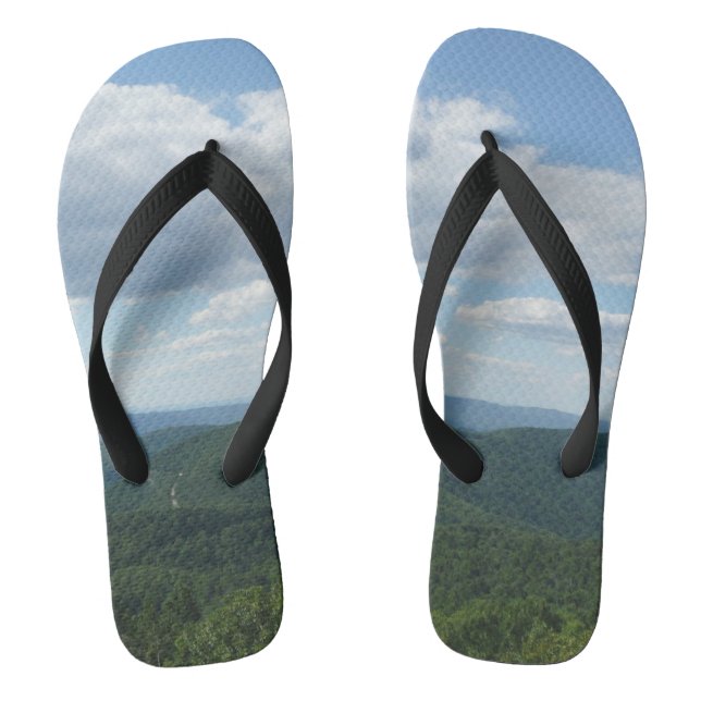 Appalachian Mountains I Shenandoah Flip Flops (Footbed)
