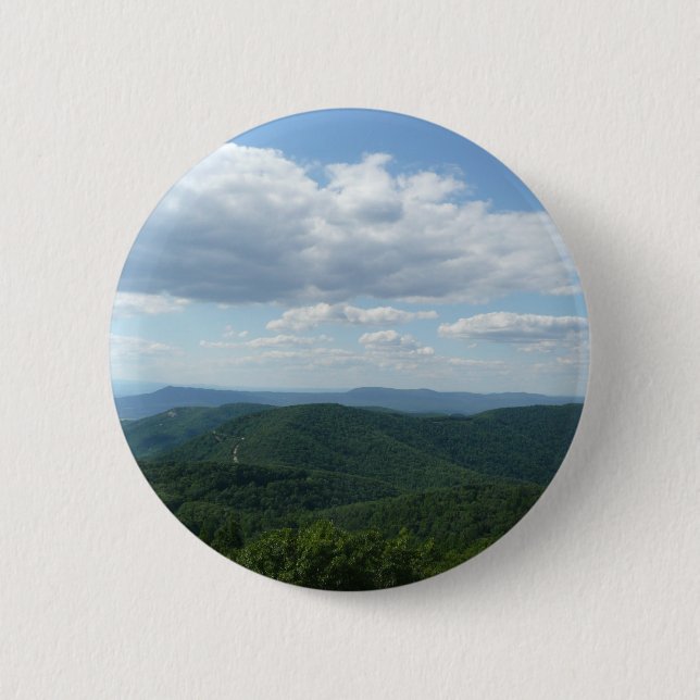 Appalachian Mountains I Shenandoah Pinback Button (Front)