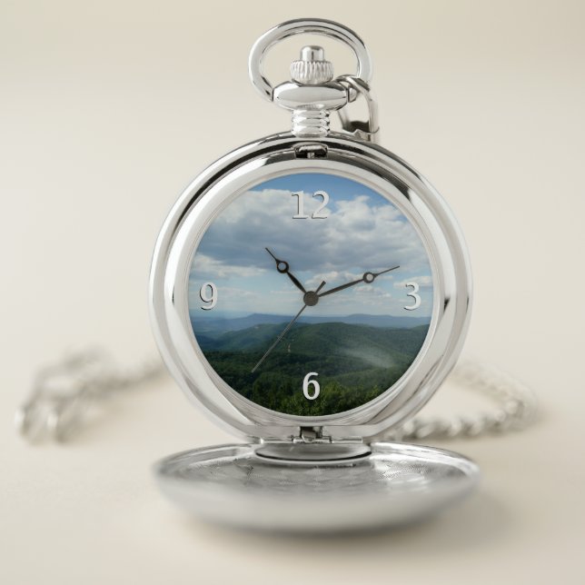 Appalachian Mountains I Shenandoah Pocket Watch (Inside)