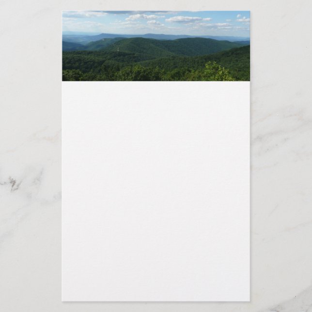 Appalachian Mountains I Shenandoah Stationery (Front)