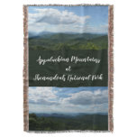 Appalachian Mountains I Shenandoah Throw Blanket