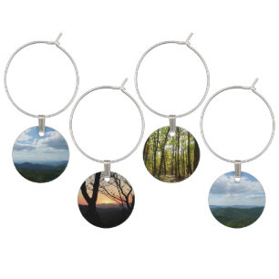 Appalachian Mountains I Shenandoah Wine Charm