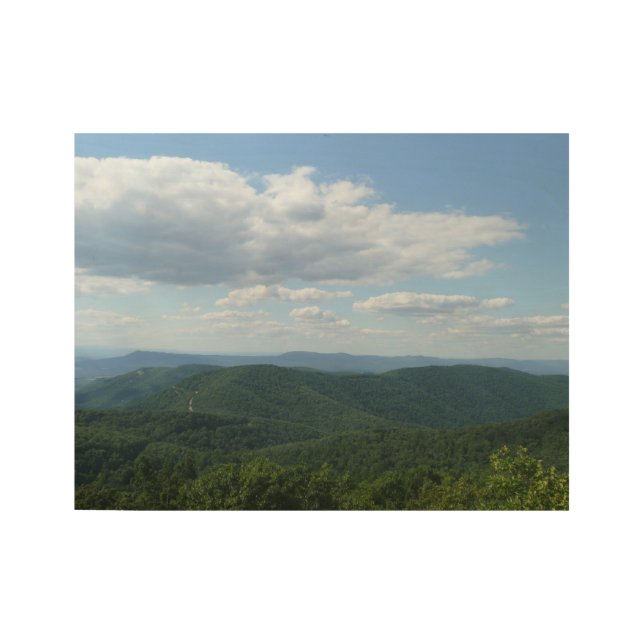 Appalachian Mountains I Shenandoah Wood Poster (Front)