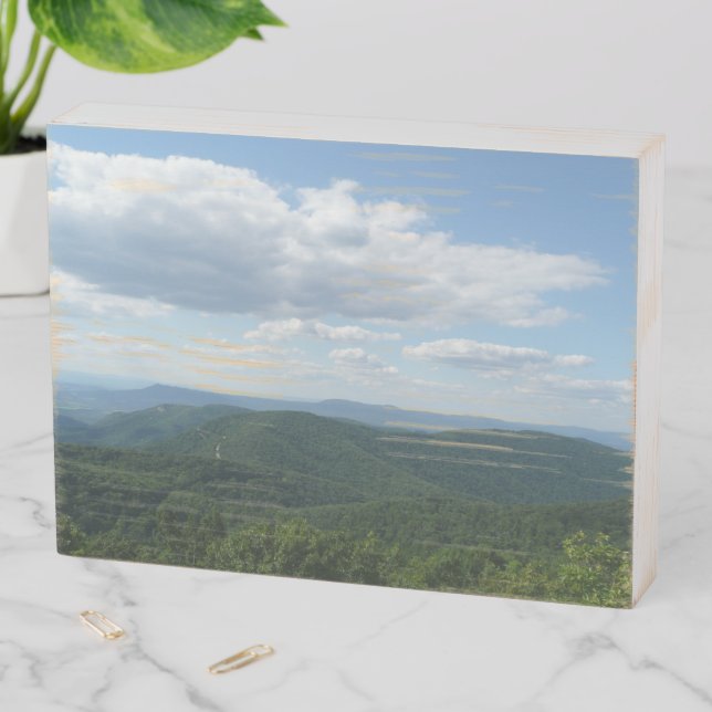 Appalachian Mountains I Shenandoah Wooden Box Sign (In Situ Horizontal)
