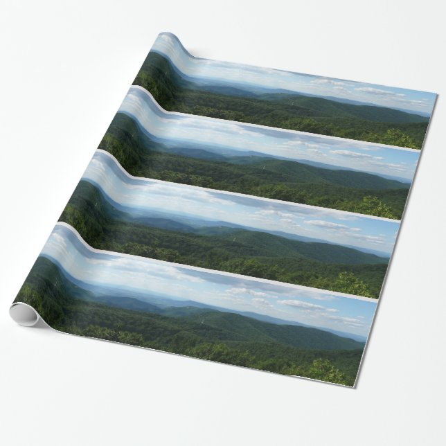 Appalachian Mountains I Shenandoah Wrapping Paper (Unrolled)