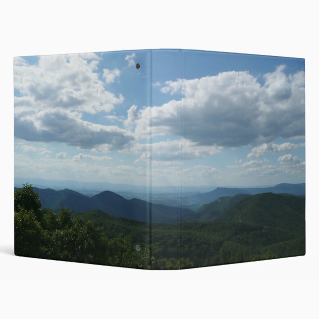 Appalachian Mountains II Shenandoah 3 Ring Binder (Background)