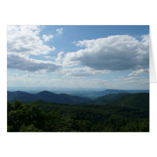 Appalachian Mountains II Shenandoah Card (Front Horizontal)