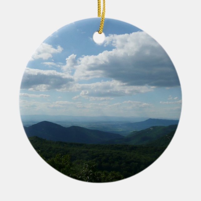 Appalachian Mountains II Shenandoah Ceramic Ornament (Front)