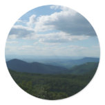 Appalachian Mountains II Shenandoah Classic Round Sticker