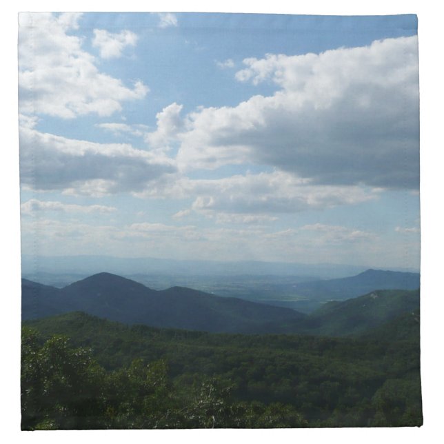 Appalachian Mountains II Shenandoah Cloth Napkin (Front)