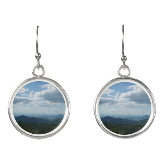 Appalachian Mountains II Shenandoah Earrings (Front)