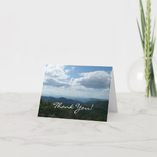 Appalachian Mountains II Shenandoah Letterpress Thank You Card