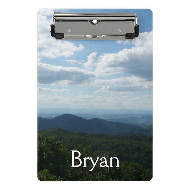 Appalachian Mountains II Shenandoah Mini Clipboard (Front)